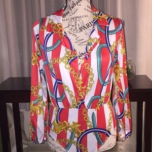 Long Sleeve  collared bodysuit